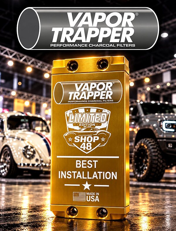 Vapor Trapper Vapor Trapper Billet Charcoal Canister